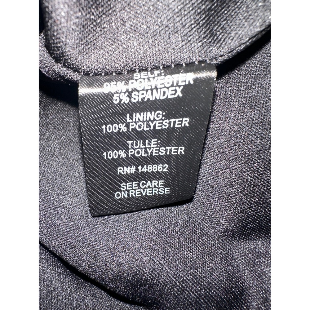 Torrid Womens Satin Fit and Flare Cocktail Dress 20 Black Sweetheart Formal LBD - Picture 8 of 15